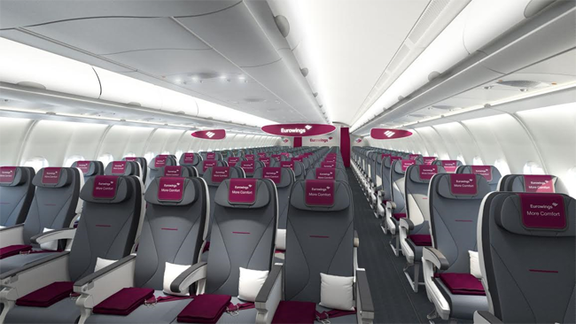 Eurowings’in Airbus uçaklarında 3 Avro’ya “Wings Eğlence Sistemi”