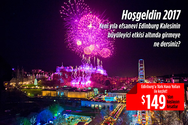 THY ile yılbaşında Edinburg, 149 dolardan başlıyor