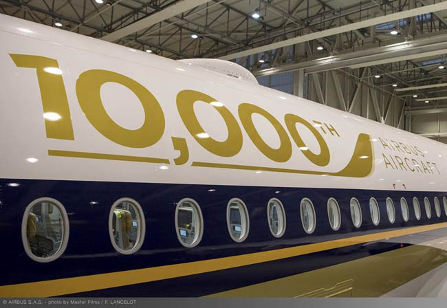 Singapur, Airbus’un 10.000. uçağı A350’yi teslim aldı