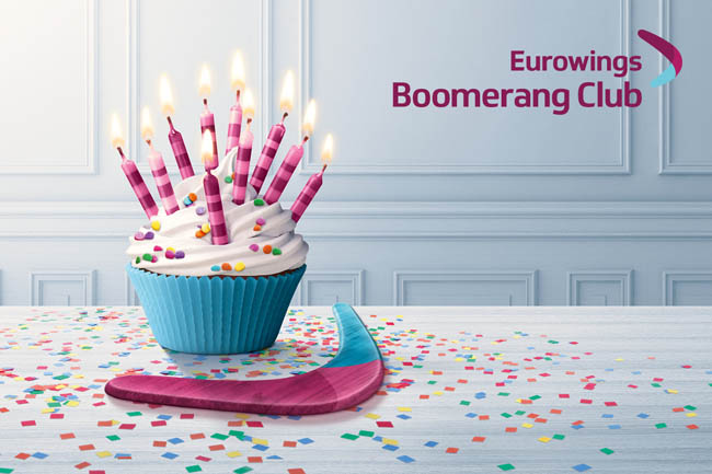 Eurowings, sadakat programı Boomerang Kulüp, 10. yılında özel fırsatlar sunuyor