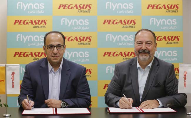 Pegasus kiminle ortak uçuş anlaşması imzaladı