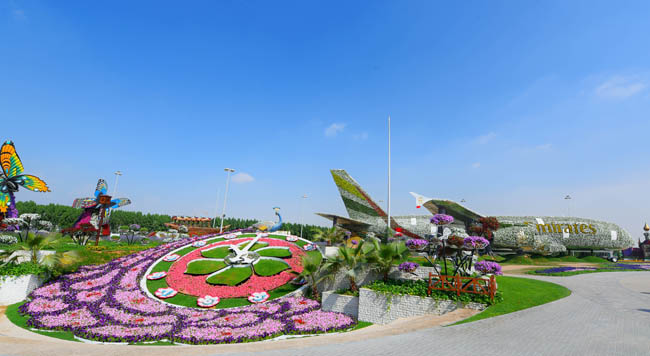 Emirates A380, Dubai Miracle Garden’da çiçek Açtı (Videolu)