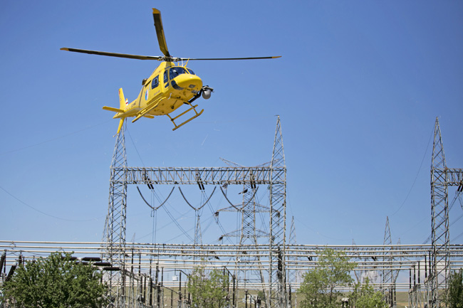 Kaan Air TEİAŞ projesi ile 150 bin km elektrik hattını denetledi