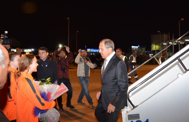 Rus Bakan Lavrov, Gazipaşa-Alanya’ya geldi