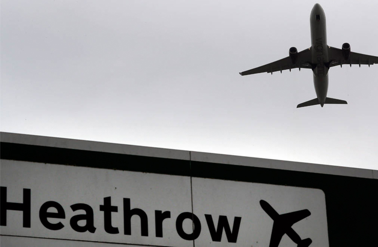 Heathrow Havaalanı’nda hareketli anlar
