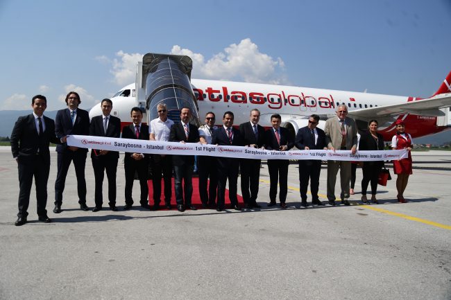 Atlasglobal’in Saraybosna uçuşları başladı