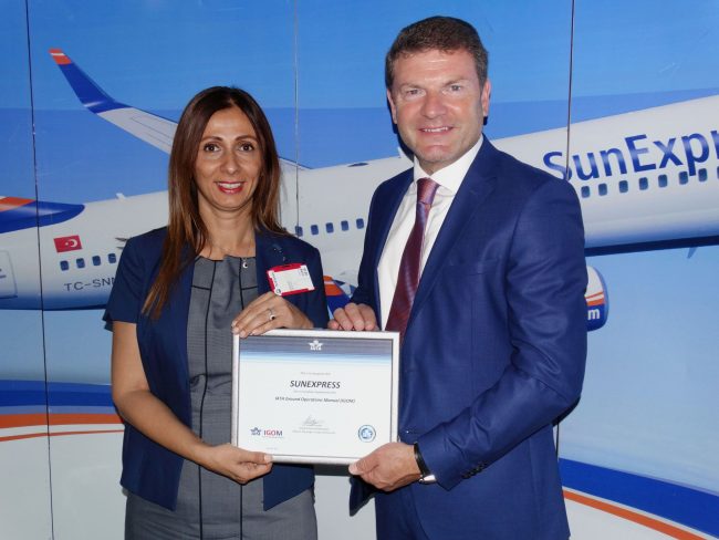 SunExpress IGOM sertifikasını aldı