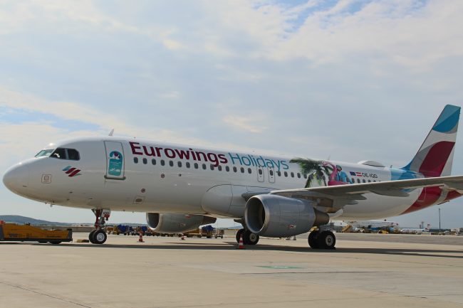 ‘Eurowings Holidays’ tasarımlı uçak ile bulutlarda yolculuk