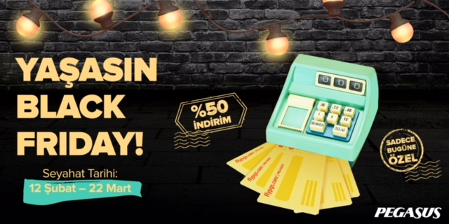 Pegasus’tan Black Friday’e özel %50 indirim