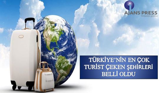 Türkiye’nin turist çeken şehirleri belli oldu