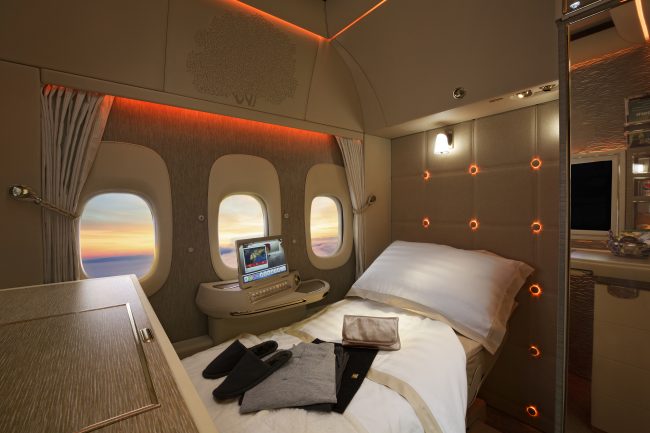 Emirates, Boeing 777-300ER First Class kabinlerini yeniledi