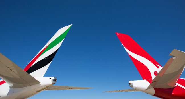Emirates & Qantas anlaştı