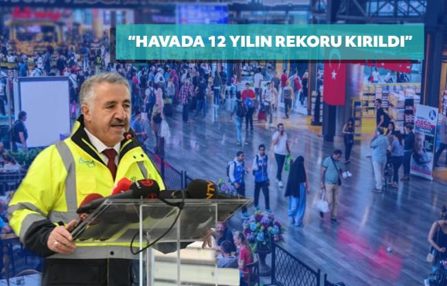 UDH Bakanı Arslan; “Esenboğa Havalimanı yolcu trafiği artıyor”