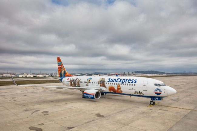 SunExpress Tavşan Peter’la havalanıyor