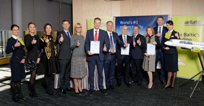 Havaş’ın desteklediği airBaltic dünyanın en dakik havayolu oldu