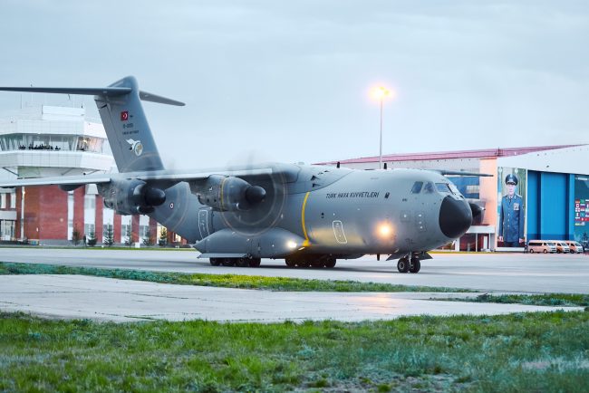 A400M, KADEX fuar alanına ulaştı