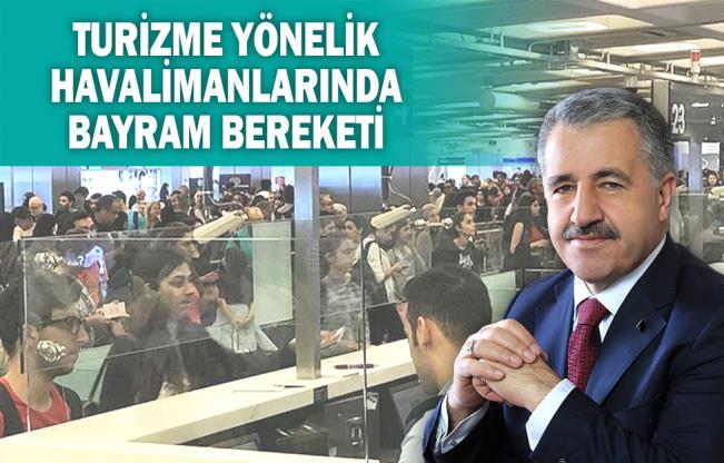 UDH Bakanı Arslan; “37 bin 140 uçak seferi gerçekleşti”