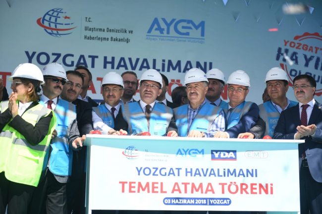 Yozgat Havalimanı’nın temeli atıldı