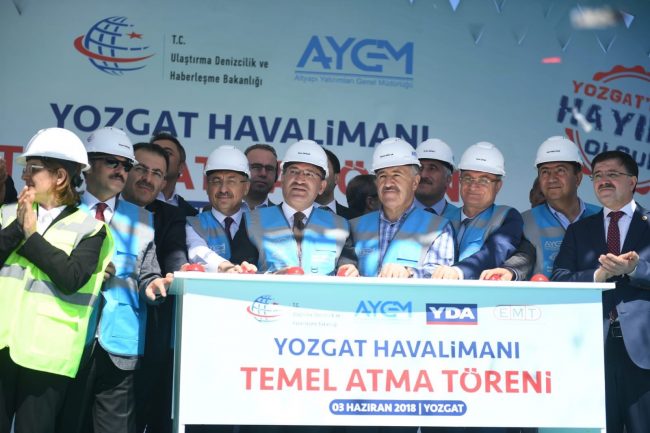 Yozgat Havalimanı’nın temeli atıldı