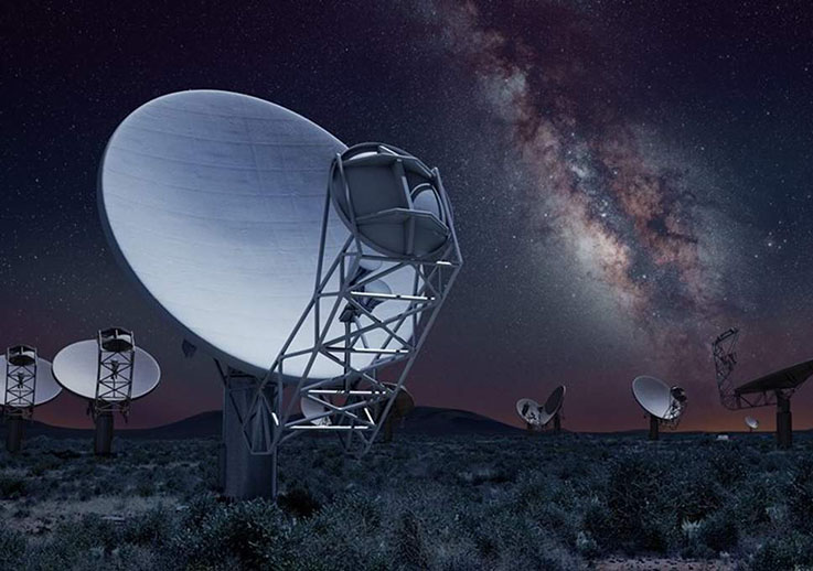 Güney Afrika en büyük radyo teleskobunu yaptı