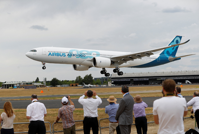 Airbus, Farnborough Airshow 2018’de 431 adet ticari uçak siparişi aldı