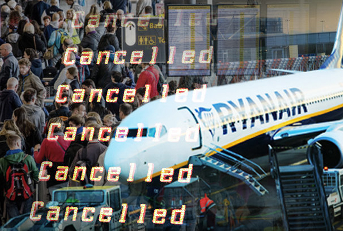 Ryanair’in 600 uçuşu iptal