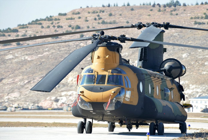 TSK,  7’nci CH-47 Chinook helikopteri filosuna kattı