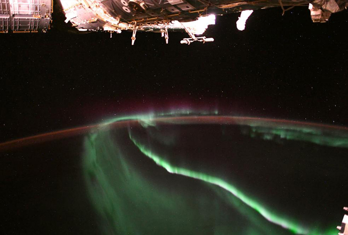 NASA Kuzey Işıkları’nın görüntüsünü yayınladı