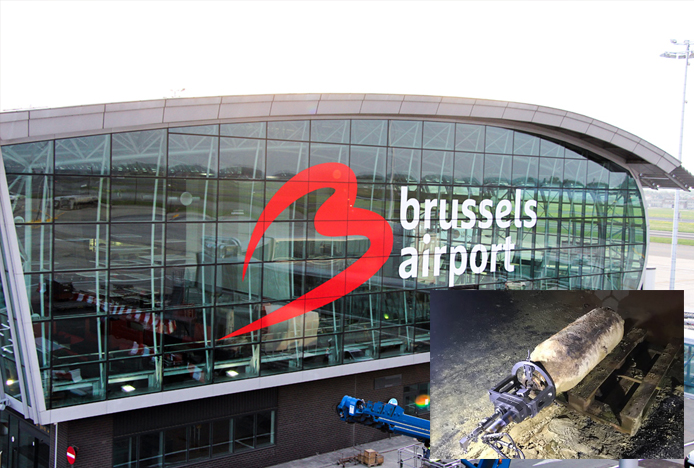 Brüksel Havalimanı’nda uçak bombası bulundu