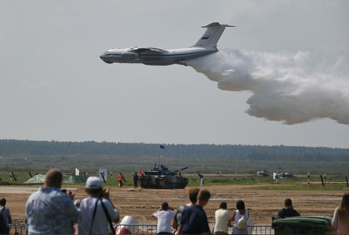 Rusya’daki Ordu Oyunları’nda IL-76MD göz kamaştırdı