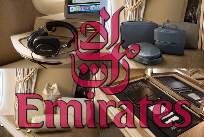 Emirates, First ve Business Class Yolcularına Dağıttığı Seyahat Kitlerini Yeniledi