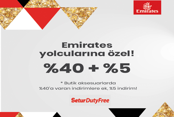 Setur Duty Free mağazalarında Emirates yolcularına özel kampanya