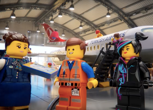 THY yeni emniyet filminde lego kullandı