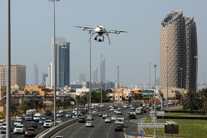 Çin trafik sorununu dronlarla çözüyor