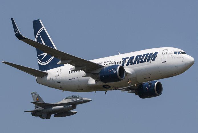 TAROM Havayolları’nın uçağı Almanya’yı alarma geçirdi