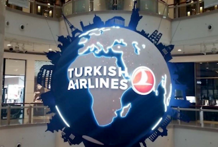 Taipei’de THY reklamı herkesin dikkatini çekiyor