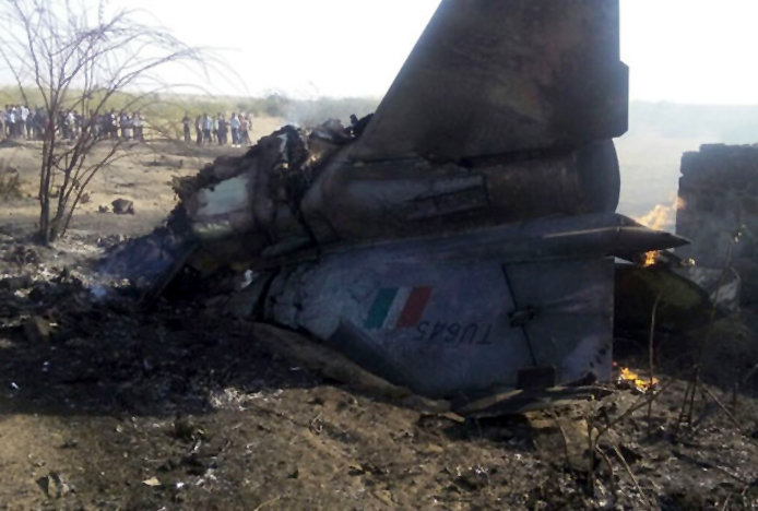 Hindistan’da Mig-27 savaş uçağı düştü