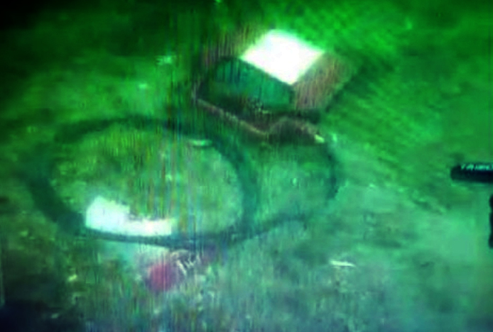 Bostancı sahilinde düşen helikopterin görüntüleri yayınlandı