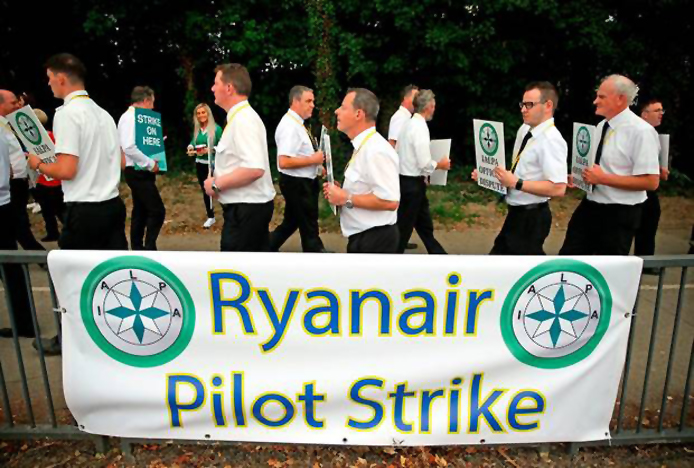 Ryanair pilotları yarın greve gidiyor