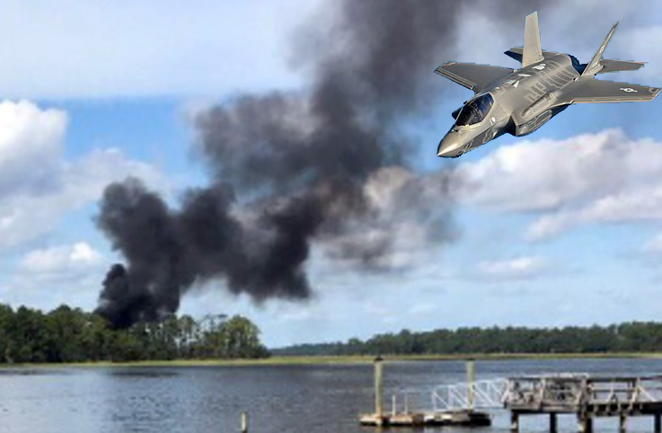Beaufort’ta F-35B tipi savaş uçağı düştü