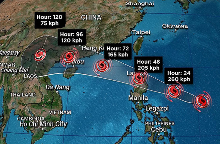 Tayvan ve Hong Kong uçuşları Mangkhut tayfunu nedeniyle yapılamıyor