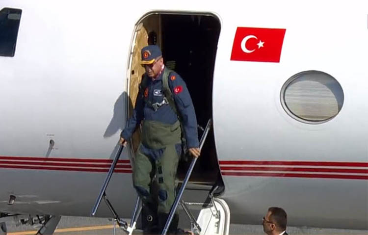 Başkan Erdoğan TEKNOFEST’e TC-ATA tescilli Gulfstream ile geldi