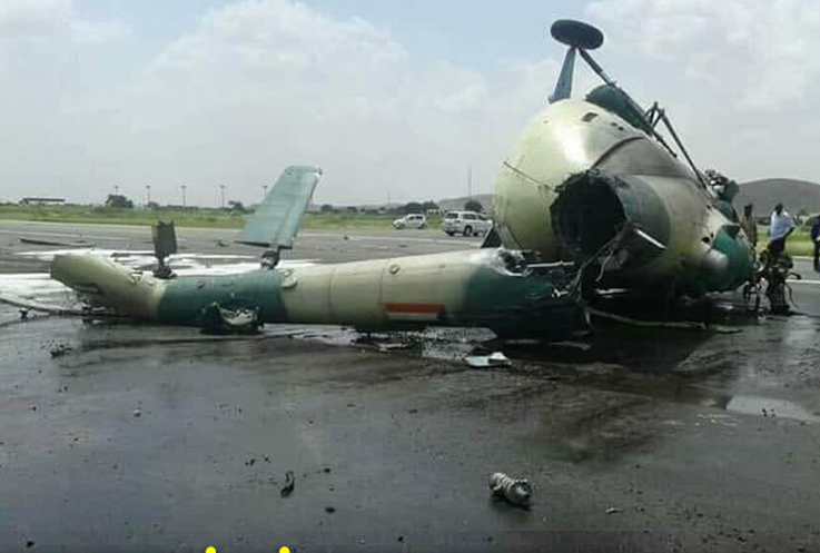 Sudan Hava Kuvvetleri’nin Mİ-17’si inişte kırıma uğradı