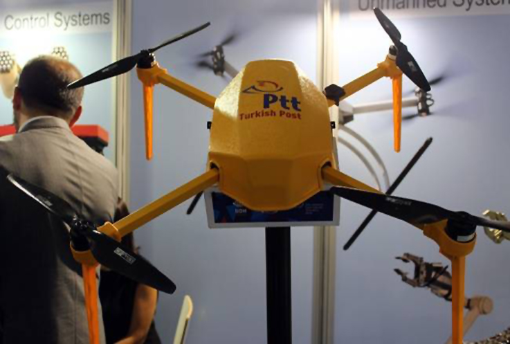 PTT drone ile ilk kargosunu Teknofestte test edecek