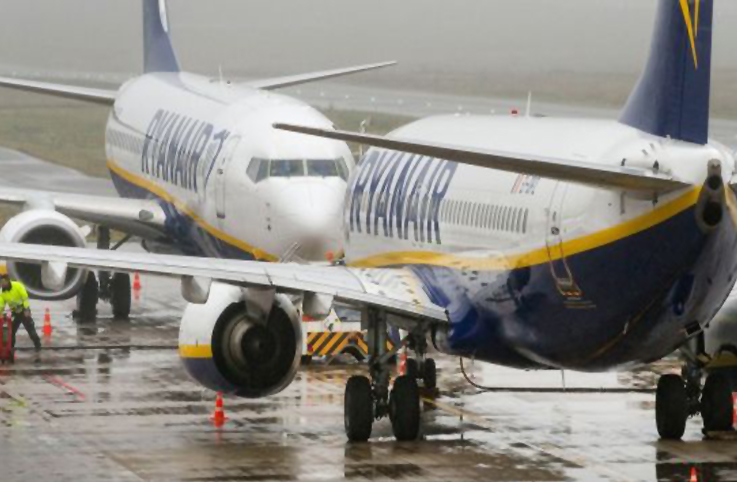 Ryanair 250 uçuşu iptal oldu