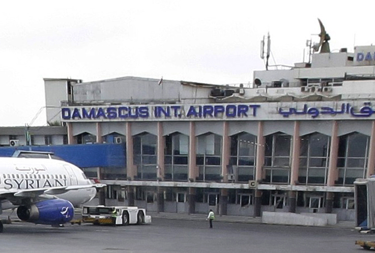 Şam Havalimanı’na yapılan füze saldırısını Suriye ordusu önledi