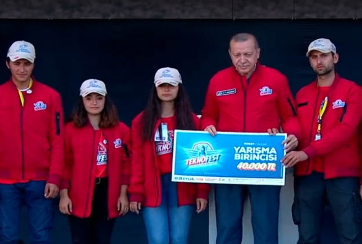 Başkan Recep Tayyip Erdoğan, TEKNOFEST’e katıldı