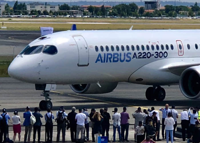 Airbus’un yeni uçağı A220 uçağı İstanbul’a geliyor