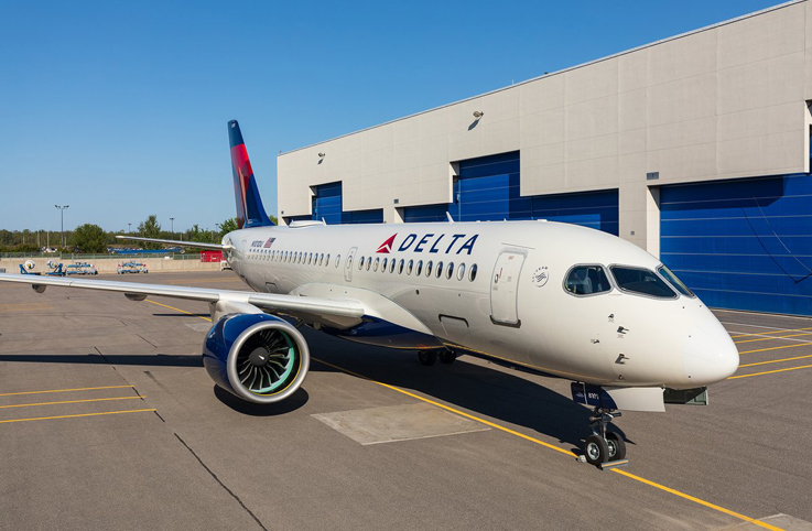 Delta Havayolları ilk Airbus A220-100’ü filosuna kattı