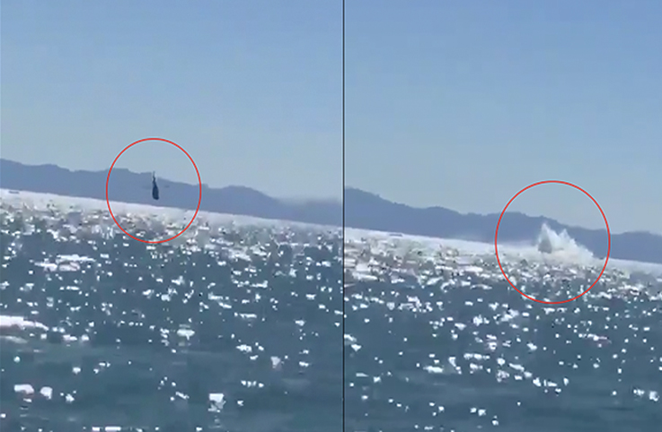 Meksika, Deniz Kuvvetlerine ait helikopter denize düştü